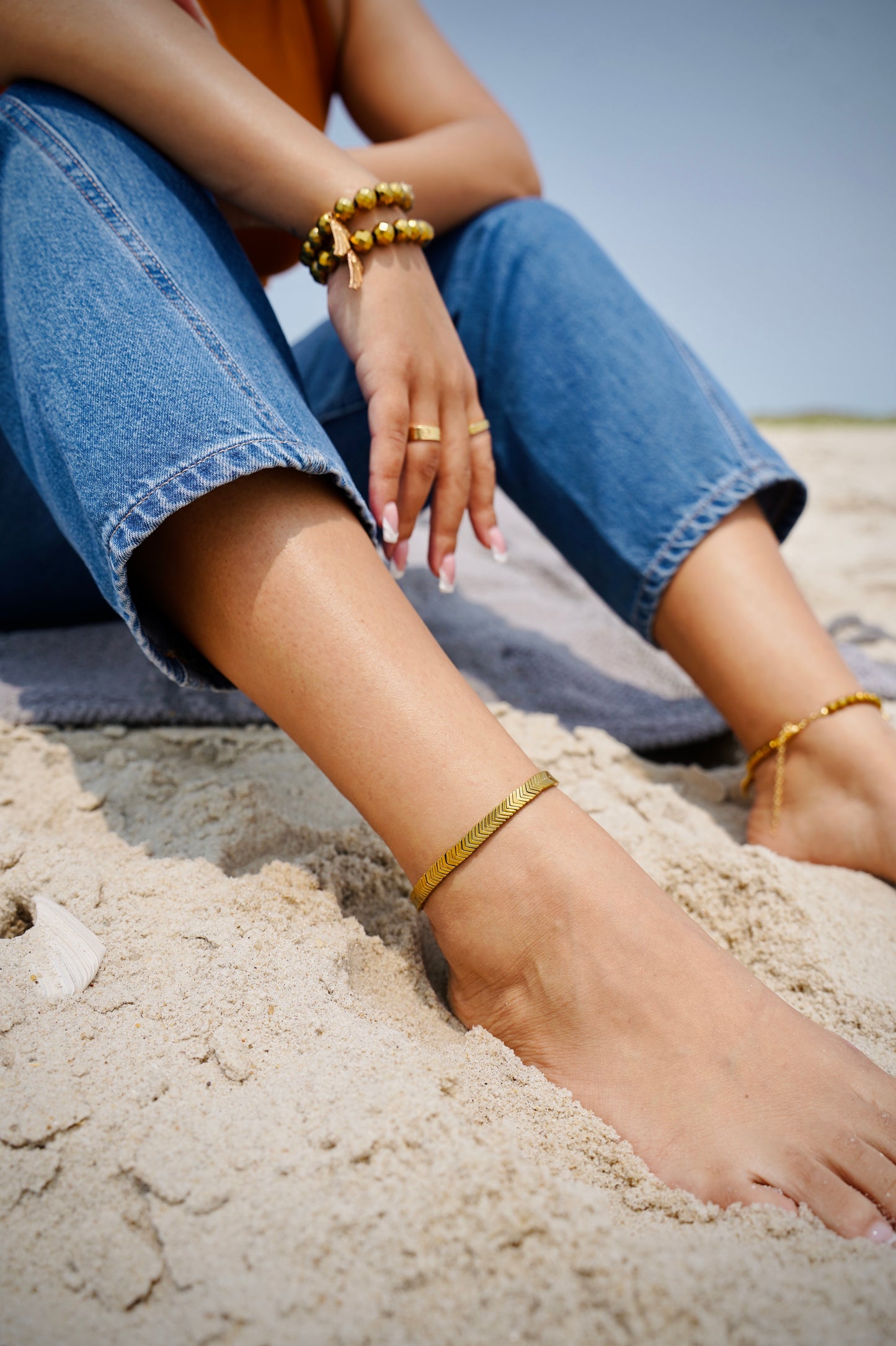 Angelus Cornu Anklet
