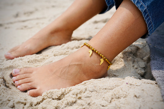 FEG "Talaria" Winged Anklet